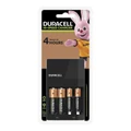 Duracell 2545635 Hi-Speed Battery Charger with 2 x AA, 2 x AAA Batteries Included
