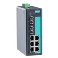 MOXA Industrial switch EDS-308-M-SC 8 port Unmanaged switch with 7X10/100BaseT(X) ports, 1X100BaseFX multi-mode port with SC connector, relay output w