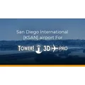 San Diego International [KSAN] airport for Tower!3D Pro