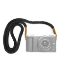 Megagear MG939 Cotton Camera Hand Wrist Strap Comfort Padding, Security for All Cameras (Small23cm/9inc), Black
