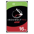Seagate IronWolf Pro 16TB NAS Internal Hard Drive HDD – CMR 3.5 Inch SATA 6GB/S 7200 RPM 256MB Cache for Raid Network Attached Storage, Data Recovery Rescue Service