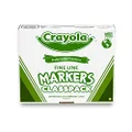 Crayola Art Marker Non-Washable Classpack Markers, Fine Point, 10 Colors, Pack of 200