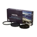 Hoya 62mm (HMC UV/Circular Polarizer / ND8) 3 Digital Filter Set with Pouch