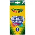 Crayola 587809 Ultra-Clean Classic Colors Fine Line Washable Markers (8 Count)