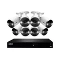 Lorex 16-Channel 4K Ultra HD Fusion NVR System with 8 Smart Deterrence IP Cameras and 3TB Hard Drive
