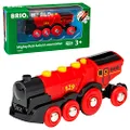 BRIO 33592 Mighty Action Locomotive, Red
