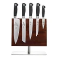 Mercer Culinary M21942 Genesis 6-Piece Magnetic Board Knife Set, 11 3/8 x 9, Stainless Steel