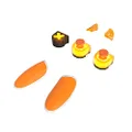 【国内正規品】Thrustmaster スラストマスター eSwap X LED Orange Crystal Pack オレンジクリスタルパック バックライト付きオレンジモジュール 7 個セット NXGミニスティック ホットスワップ機能 eSwap X Pro Controller用 交換モジュールパック Xbox Series X|S および PCと互換性あり