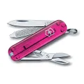 Victorinox Swiss Army Classic SD Pocket Knife, Translucent Pink