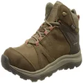 KEEN Women's Terradora 2 Mid Height Leather Waterproof Hiking Boots, Brindle/Redwood, 10