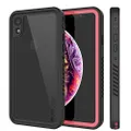 iPhone XR Waterproof Case, Punkcase [Extreme Series] [Slim Fit] [IP68 Certified] [Shockproof] [Snowproof] Armor Cover W/Built in Screen Protector Compatible W/Apple iPhone XR [Pink]