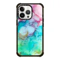 CASETiFY Ultra Impact iPhone 13 Pro Case [9.8ft Drop Protection] - Mermaid Water - Clear Black