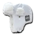 DECKY Aviator Hats, White, Large/X-Large