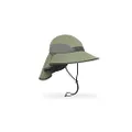 Sunday Afternoons Adventure Hat - Sun Hat for Men Women with Neck Flap, UPF 50+ UV Protective Hiking Fishing Hats, Wide Brim, Eucalyptus, L/XL