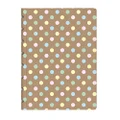 FILOFAX Refillable Patterns Notebook, A5 (8.25" x 5") Pastel Spots - 112 Cream moveable pages - Index, pocket and page marker (B115057U)