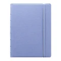 FILOFAX Refillable Pastel Notebook, A5 (8.25" x 5") Vista Blue - 112 Cream moveable pages - Index, pocket and page marker (B115051U)