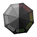 Suck UK Colour Change Folding Travel Umbrella-Lightweight, Weatherproof and Unisex, Adult, Multi