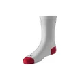 Mizuno Running Breath Thermo Crew Running Socks, X-Large, White/Red