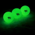 R & L Glow Golf Balls for Night Sports - Tournament Fluorescent Glowing in The Dark Golf Ball - Long Lasting Bright Luminous Balls