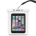 JOTO Universal Waterproof Phone Pouch Cellphone Dry Bag Case for iPhone 15 14 13 12 11 Pro Max Mini Plus Xs XR X 8 7 6S, Galaxy S23 S22 S21 Plus Note, Pixel up to 7" -White
