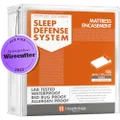 HOSPITOLOGY PRODUCTS Mattress Encasement - Zippered Bed Bug Dust Mite Proof Hypoallergenic - Sleep Defense System - Twin - Waterproof - Stretchable - Ultra Low Profile 6" Depth - 38" W x 75" L