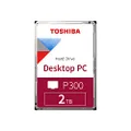 Toshiba P300 SATA, 5400 RPM, 64 MB Buffer, 3.5" Form Factor Laptop PC Internal Hard Drive, 2TB, HDWD220UZSVA - Local Unit