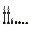 Muc-Off Black Tubeless Presta Valves, 44mm - Premium No Leak Bicycle Valves With Integrated Valve Core Removal Tool