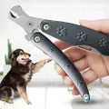 Quiet Sharp Dog Nail Clippers for X Large Medium Small Size Breed, Heavy Duty Metal Dog Nail Trimmers for Dogs < 200Lbs