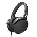 Sennheiser HD 400S Closed Back, Around Ear Headphone with One-Button Smart Remote on Detachable Cable With Built-in microphone