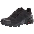Salomon Men's Speedcross 5 Trail Running Shoes, Black/Black/Phantom, 8.5