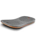 FEZIBO Standing Desk Anti Fatigue Mat Wooden Wobble Balance Board Stability Rocker with Ergonomic Design Comfort Floor Mat (Medium, Altostratus Gray)