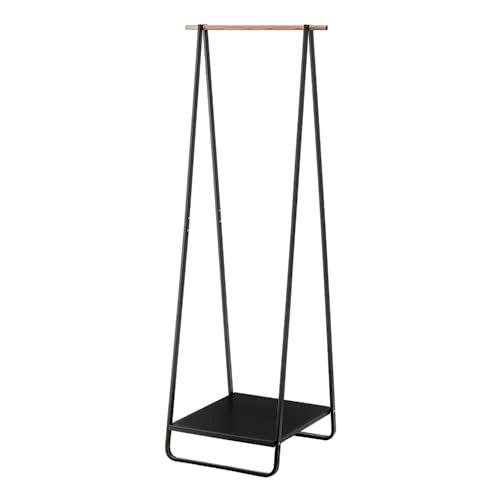 Yamazaki Industries 2298 Hanger Rack, Black, Approx. W 20.5 x D 18.5 x H 55.1 inches (52 x 47 x 14
