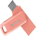 SanDisk SDDDC3-064G-G46PC Ultra Dual Drive Go USB 3.1 Type-C Flash Drive, 64GB, Peach