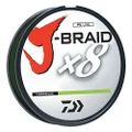Daiwa JB8U30-300CH J-Braid Braided Line, 30 Lbs Tested, 330 yd/300M Filler Spool, Chartreuse