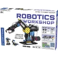 Thames & Kosmos Robotics Workshop Model Building & Science Experiment Kit | Build & Program 10 Robots with Ultrasonic Sensors | Program & Control with App For Ios & Android