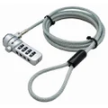Sendt Silver Notebook/Laptop Combination Lock Security Cable