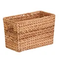 Honey-Can-Do STO-02883 Magazine Water Hyacinth Basket, 15.5 L x 5.3 W x 10 H in