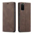 Kowauri Galaxy S20 FE 5G Case,Leather Wallet Case Classic Design with Card Slot and Magnetic Closure Flip Fold Case for Samsung Galaxy S20 Fan Edition 5G (Coffee)