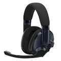 EPOS Gaming H3Pro Hybrid Gaming Headset - PC Headphones with Microphone - Noise-Cancellation, Adjustable, Smart Button Audio Mixing, Bluetooth, Gaming Suite, Surround Sound - Windows 10,Midnight Blue
