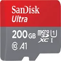 SanDisk SDSQUA4-200G-GN6MA Ultra U1 C10 A1 UHS-I MicroSDXC Card, 120MB/s, 200GB,Black
