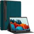 Soke Case for Samsung Tab S8 2022 & S7 2020 -Premium Shock Proof Stand Folio Case, Multi- Viewing Angles, Hard PC Back Cover for Galaxy Tab S8 11 inch Tablet [SM-X700/X706/T870/T875/T878], Teal