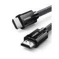 UGREEN 8K HDMI 2.1 Certified Cable 2M, 8K@60Hz 4K@120Hz 48Gbps High Speed Braided HDMI Cord, Support HDCP 2.3, Dynamic HDR, Dolby Vision, eARC, Compatible with Xbox One, Switch, Samsung TV, Roku, PS5