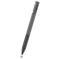 Adonit Mini 4 (Dark Grey) Pocket Stylus Precision Disc, Laser Cut Clip Easy Carry, Universal Pen for iPad Mini, iPad Air, iPad, iPhone 13/Pro/Pro Max/12/11, Samsung Galaxy, Android Tablets and More