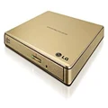 LG Electronics 8X USB 2.0 Super Multi Ultra Slim Portable DVD+/-RW External Drive with M-DISC Support, Retail (Gold) GP65NG60