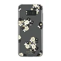 kate spade new york Protective Hardshell Case for Samsung Galaxy S8 Plus - Floral Burst Clear/Cream/Black/Gold/Stones