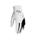 Callaway Golf X Junior Golf Glove, Worn on Left Hand, Medium, White