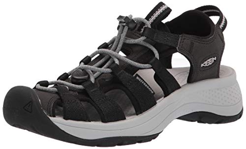 KEEN ASTORIA WEST SANDAL Women's Sandals, multicolor (black/gray), 6.5 US