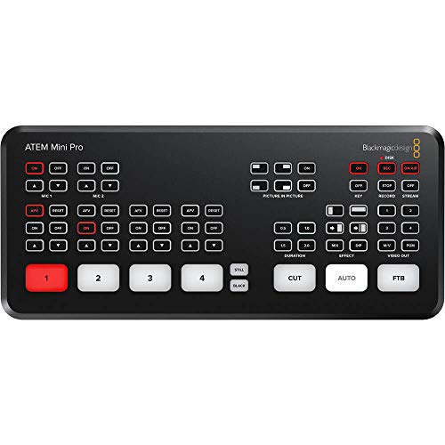 Blackmagic Design SWATEMMINIBPRISO ATEM Mini Pro ISO HDMI Live Stream Switcher