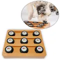 OurPets Sushi Interactive Puzzle Game Dog Toys & Cat Toys (Dog Puzzle, Cat Puzzle & Interactive Dog Toys) Great Alternative to Snuffle Mat for Dogs, Slow Feeder Dog Bowls & Slow Feeder Cat Bowl
