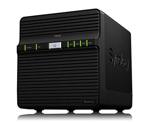 Synology DS420j Quad Core 1.4 GHz 4-Bay DiskStation, 1GB RAM
